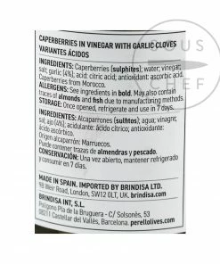 Perello Caperberries 180g Ingredients