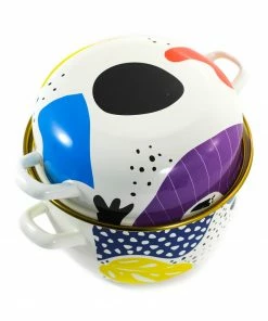 Kapka Cookware Abstract Enamel Mussel Pot
