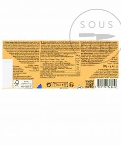 Ingredients Valrhona Dark Oriado 60% Dark Chocolate Bar 70g