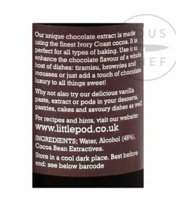 Littlepod Pure Chocolate Extract 100ml Ingredients