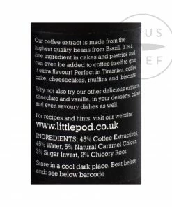 Ingredients Littlepod Pure Coffee Extract 100ml
