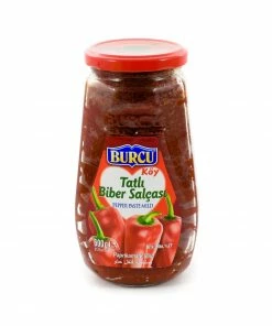 Burcu Ingredients Turkish Mild Pepper Paste - Biber Salcasi 600g