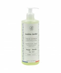 Household & Cleaning Andree Jardin Organic Olive Oil Washing Up Liquid - Sage And Basil 500ml