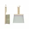 Andree Jardin Natural Fibre & Beech Hand Brush & Dustpan - Grey Cookware
