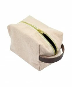 Andree Jardin Clear Pink Hanging Toiletry Bag 100% Cotton