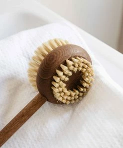 Andree Jardin Long Handled Back Brush - Ash Wood & Hog Bristle