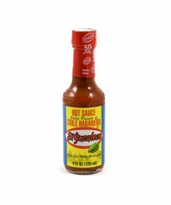 Ingredients El Yucateco Habanero Red Sauce 120ml
