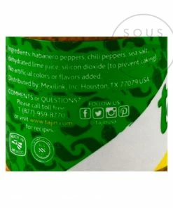 Tajin Habanero Chilli Powder 45g Ingredients