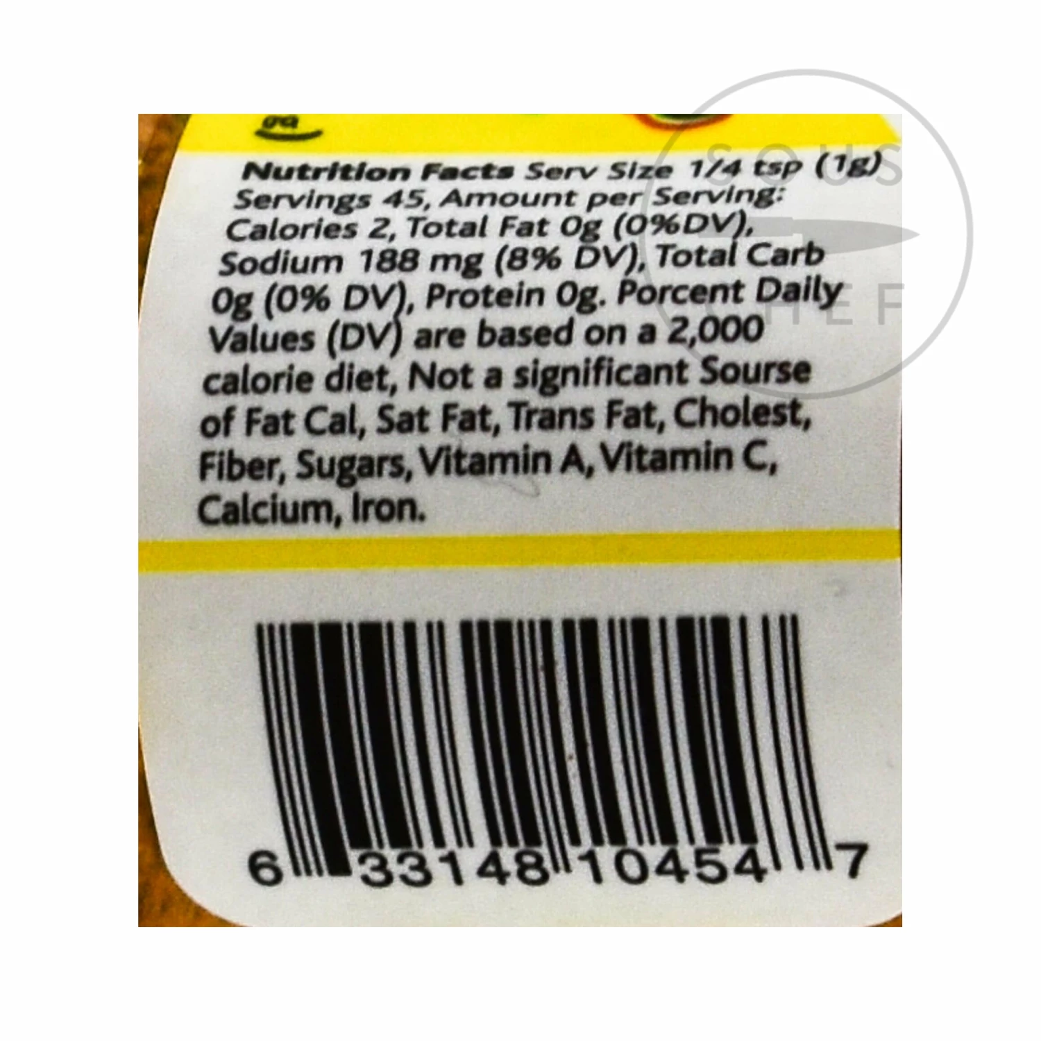 Tajin Habanero Chilli Powder 45g Ingredients