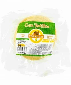 Ingredients Guanajuato White Corn Tortillas 10cm
