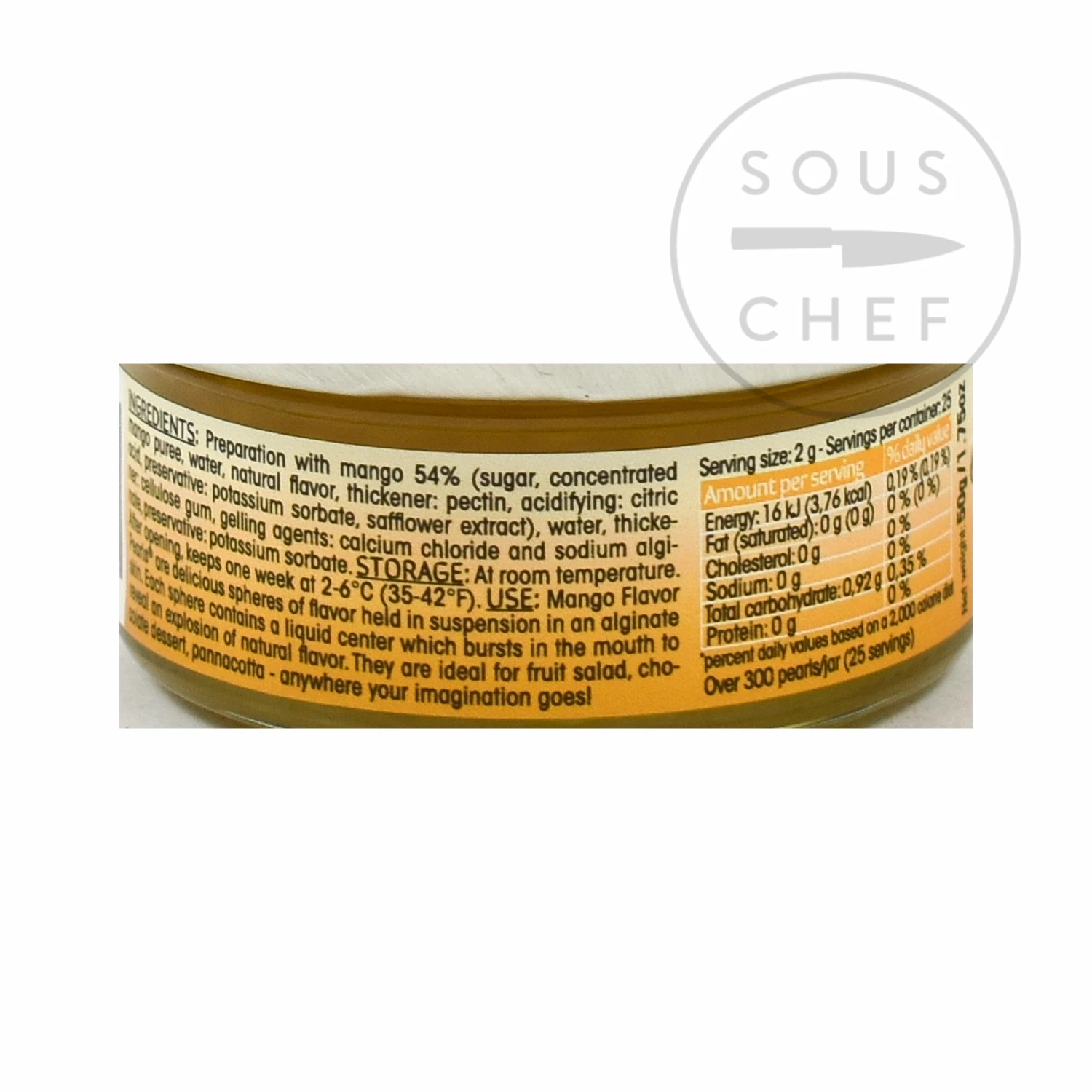 Christine Le Tennier Ingredients Mango Flavour Pearls