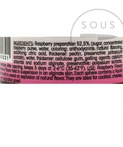 Christine Le Tennier Raspberry Flavour Pearls Ingredients