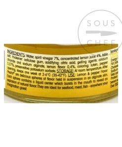 Christine Le Tennier Lemon & Pepper Flavour Pearls Ingredients