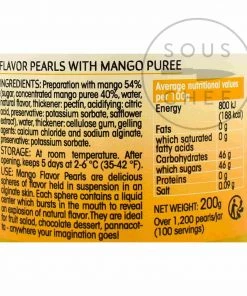 Christine Le Tennier Ingredients Mango Flavour Pearls
