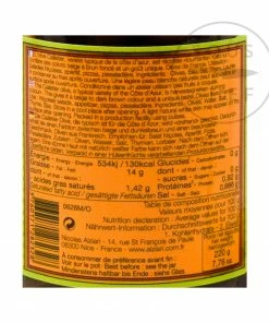 Nicolas Alziari Small Cailletier Olives From Cote D'Azur 220g Ingredients