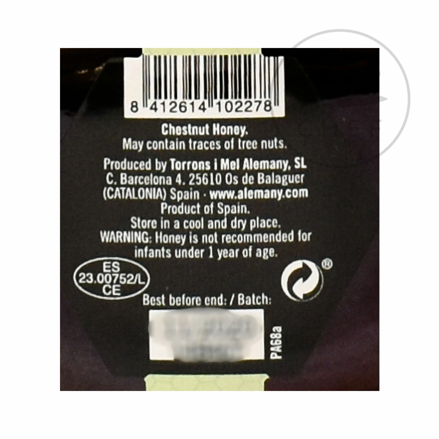 Alemany Chestnut Honey 250g