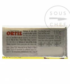 Ortiz Atun Claro Belly In Olive Oil - Ventresca 110g Ingredients