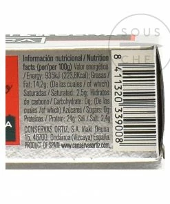 Ortiz Atun Claro Belly In Olive Oil - Ventresca 110g Ingredients