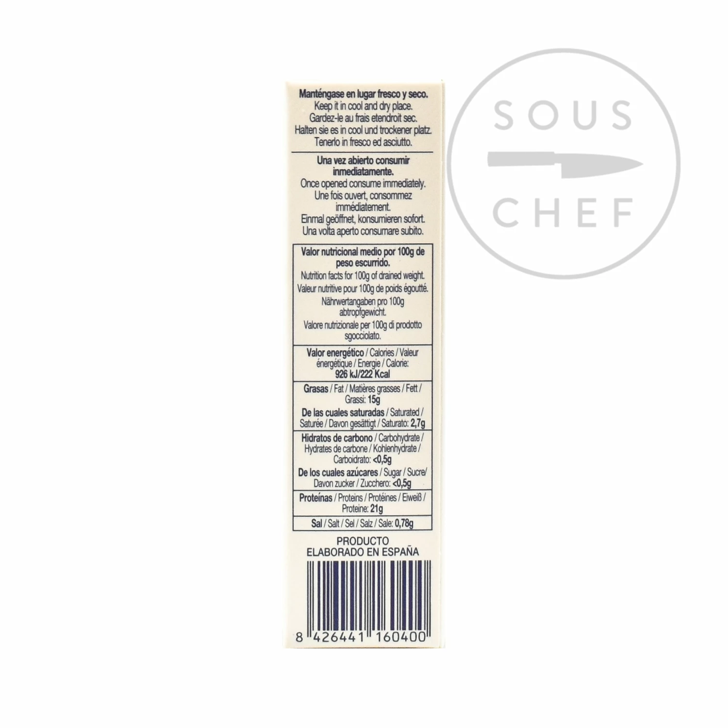 Ingredients La Brujula Sardinillas - Small Sardines 115g