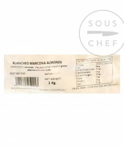 La Baturrica Blanched, Skinless Marcona Almonds 1kg