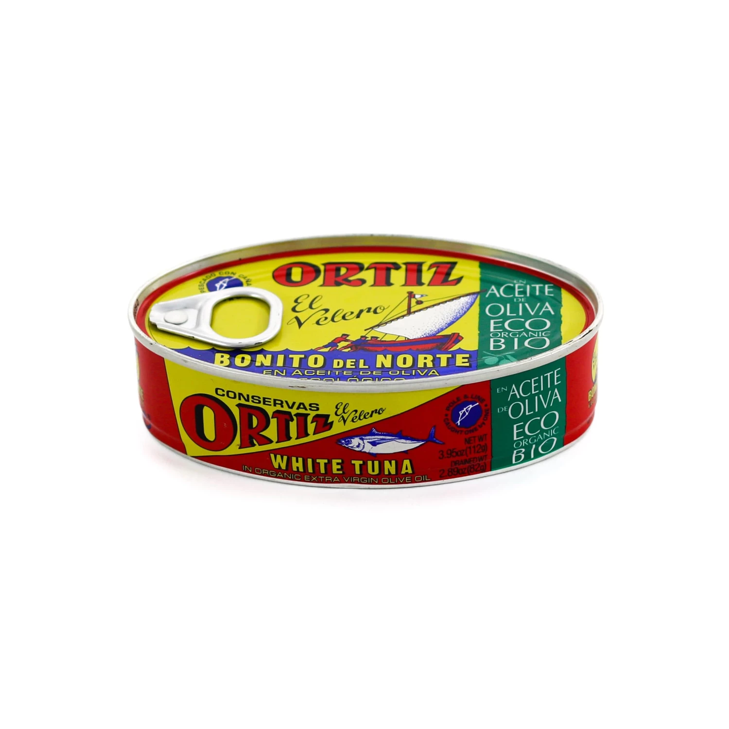 Ortiz Bonito Tuna Fillets In Organic Extra Virgin Olive Oil 112g