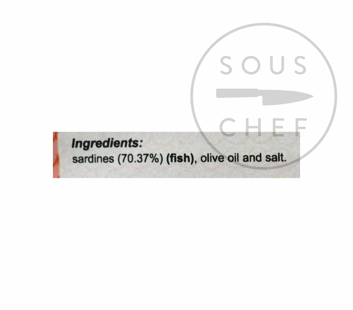 Conservas Catrineta Catrineta Smoked Sardines 81g Ingredients