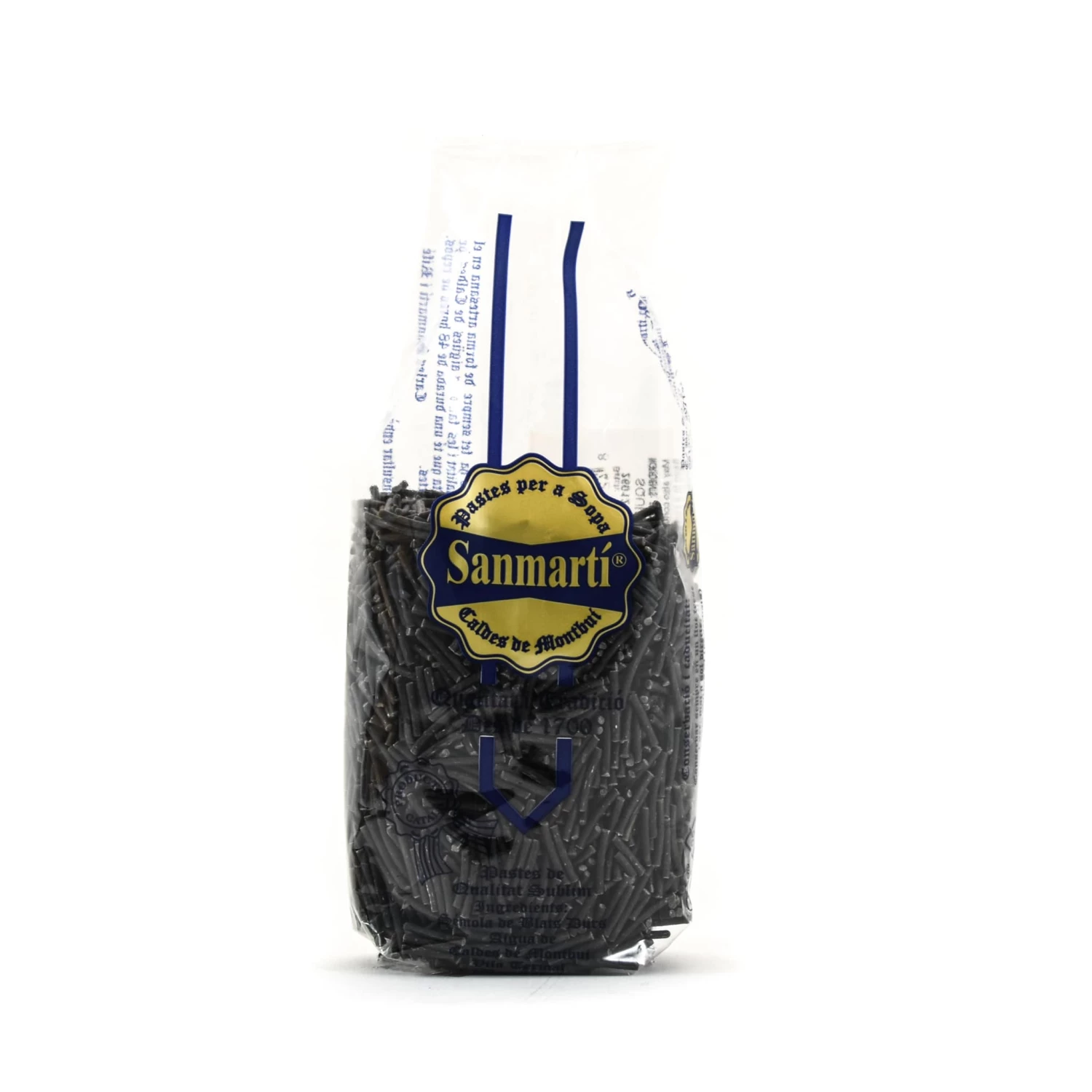 Sanmarti Squid Ink Fideo Noodles 250g