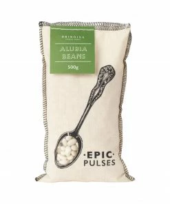 Ingredients Brindisa Epic Alubia Beans In Cloth Sack 500g