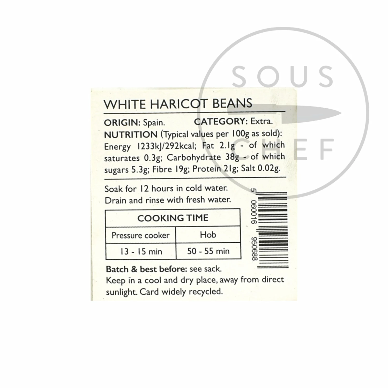 Ingredients Brindisa Epic Alubia Beans In Cloth Sack 500g