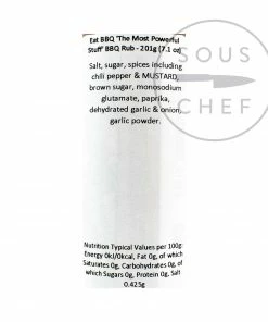 Eat BBQ 'The Most Powerful Stuff' BBQ Rub 201g