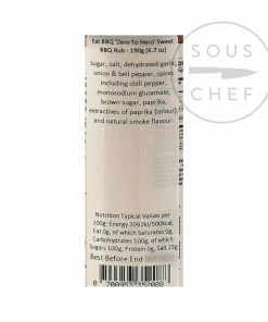 Ingredients Eat BBQ 'Zero To Hero' Sweet BBQ Rub 175g