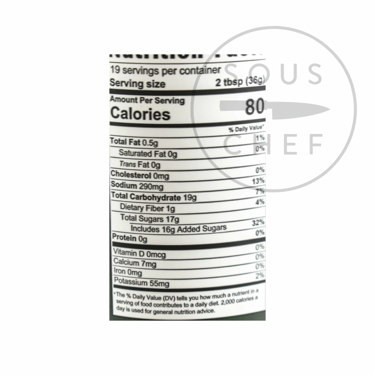 Ingredients Blues Hog Smokey Mountain BBQ Sauce 680g