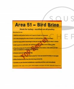 Ingredients Sucklebusters'Area 51' Turkey Brine Kit 430g
