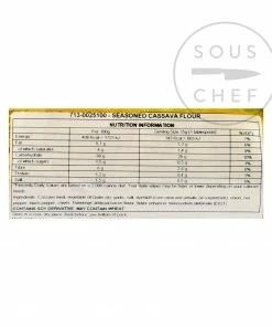 Yoki Seasoned Cassava Flour - Farofa Pronta 500g Ingredients