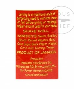 Ingredients Walkerswood Spicy Jamaican Jerk Marinade 500ml