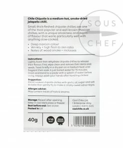 Cool Chile Co Dried Chipotle Chillies 40g