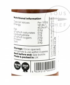 Cool Chile Co Habanero Hot Sauce 150g Ingredients