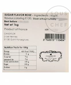 Candiflor Ingredients Rose Pink Sugar 1kg