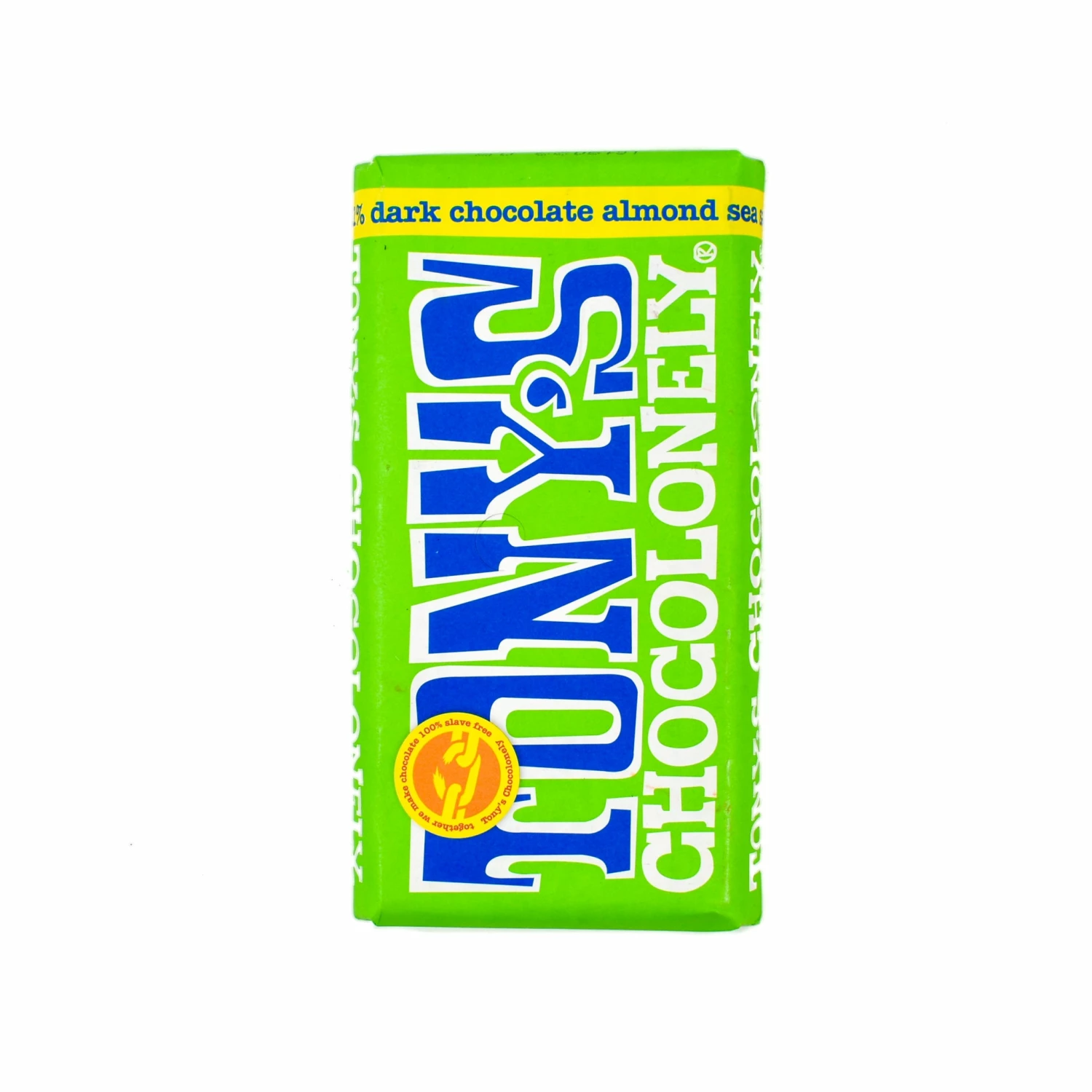 Tony's Chocolonely Dark Chocolate Almonds & Sea Salt 180g Ingredients