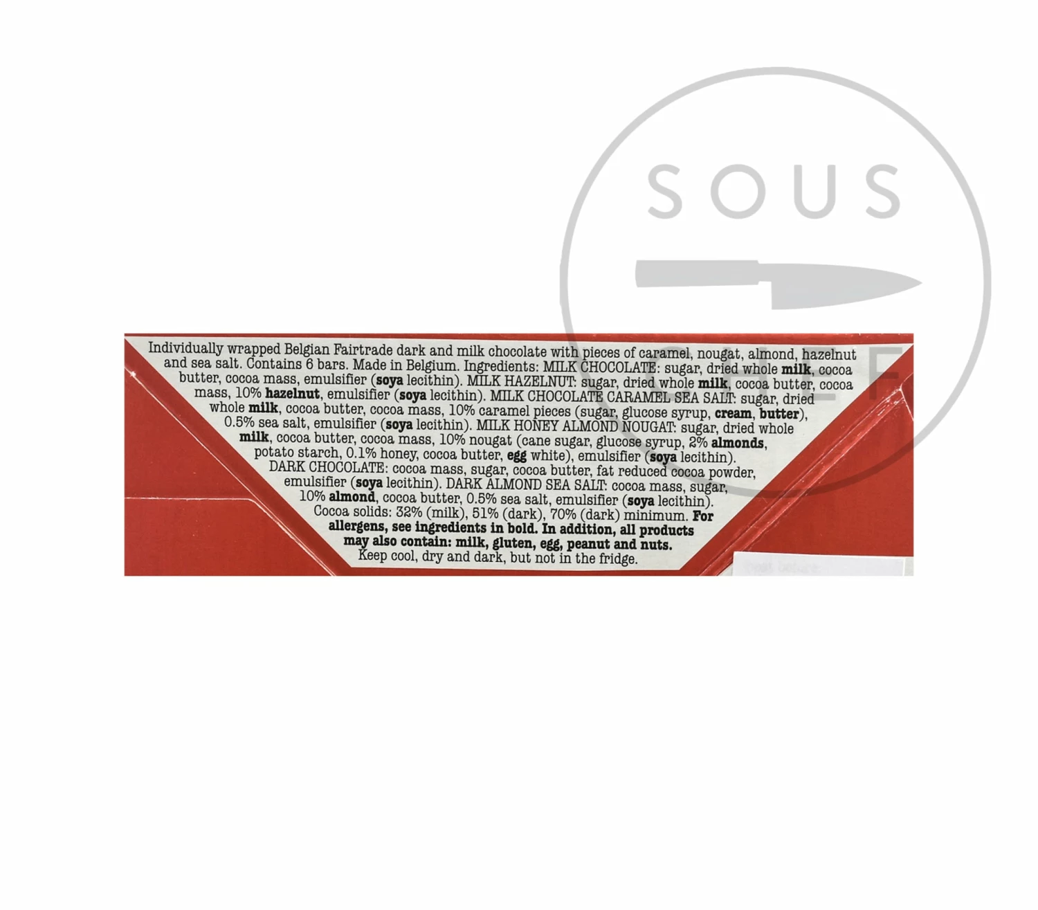 Tony's Chocolonely Rainbow Chocolate Tasting Box 1080g