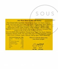 Mr Men And Little Miss Mr Greedy Jelly Pizza & Cola Bottles 100g