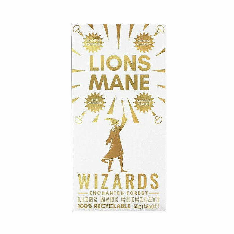Ingredients Wizards Enchanted Forest Lions Mane Mushroom Chocolate 55g
