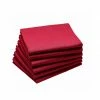Coucke Cambrai Napkin Red 45cm Kitchen Linen