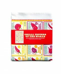 Stuart Gardiner Chilli Peppers Of The World Tea Towel Kitchen Linen