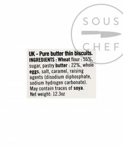 Biscuiterie La Trinitaine Pure Butter Breton Galettes 350g Ingredients