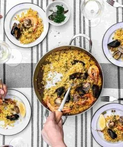 De Buyer Mineral B Paella Pan 32cm Cookware