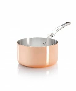 De Buyer Inocuivre Copper Saucepan With Stainless Steel Handle Cookware