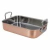 De Buyer Copper & Stainless Steel Roasting Tin 35cm X 25cm
