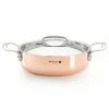 Damaged Box De Buyer Inocuivre Copper Saute Pan With Stainless Steel Handle And Lid 28cm Special Offers