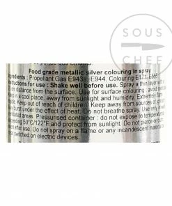 Deco Relief Edible Silver Spray 300ml Ingredients